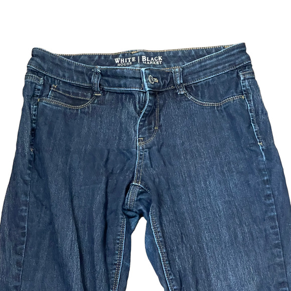 White House Black Market Womens Jeans Size Small Stretch‎ Blue Denim 30X28 - Picture 2 of 5